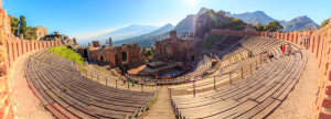 Teatro Greco de Taormina vista panoramica
